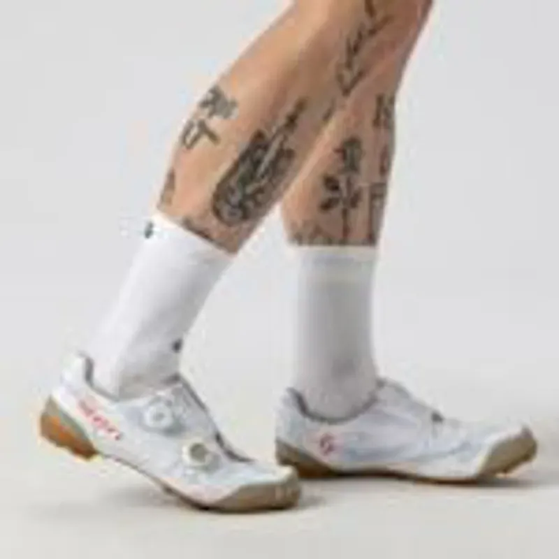 Scott Gravel RC Shoes in White/Beige-6