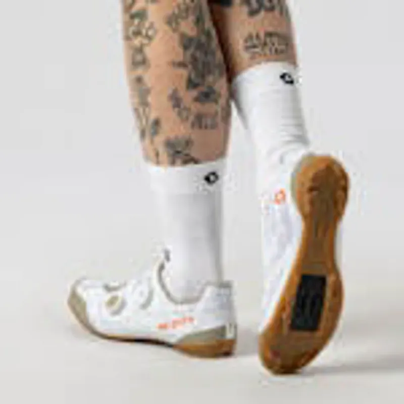 Scott Gravel RC Shoes in White/Beige-8