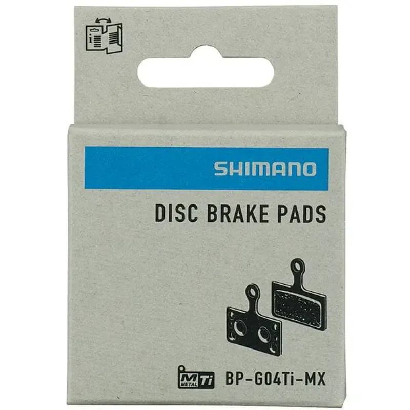 Shimano Spares G04Ti-MX disc pads spring metal sintered pad titanium-2