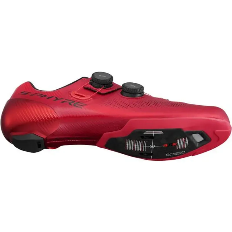 Shimano S-PHYRE RC9 SPD Road Shoe - Red-3