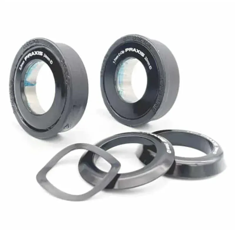 Praxis M24/SRAM/GXP/ISIS2 BB86/BB92 24-22mm Thread BB in Black