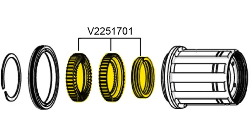 Mavic ID360 Ratchets and Spring Kit - V2251701 - RogueMechanic