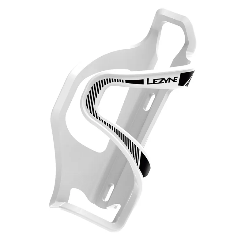 Lezyne Flow SL Side Entry Bottle Cage in White