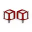 Acid Flat A1-CB Pedals in Red