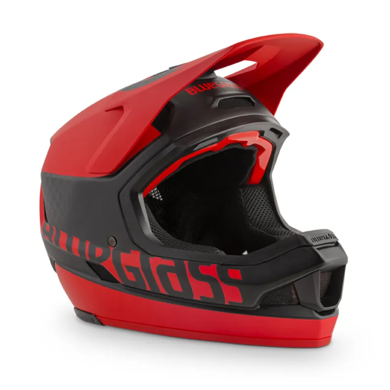 Bluegrass Legit 54-56cm Carbon Helmet in Black/Red