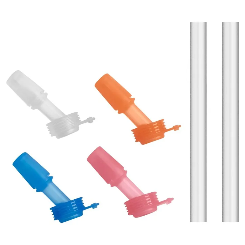 2021 Camelbak Eddy+ Kids Bite Valve and Straw Pack in Clear