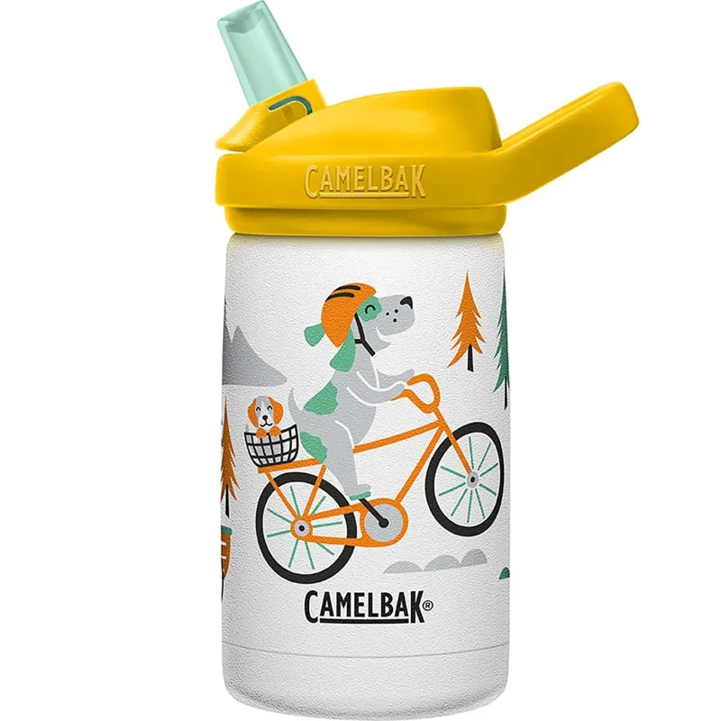 2022 Camelbak Eddy+ Kids Vacuum Insulated 350ml Bottle in Biking Dogs