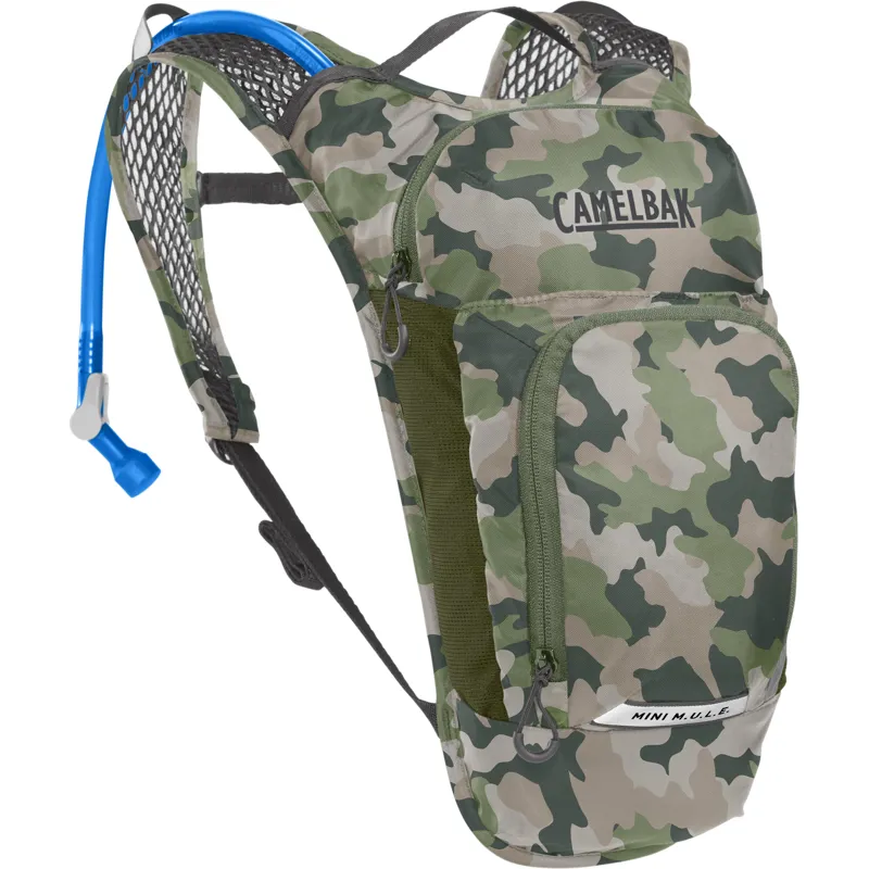 Camelbak Kids' Mini MULE 3l Hydration Pack w/1.5l Reservoir in Camo