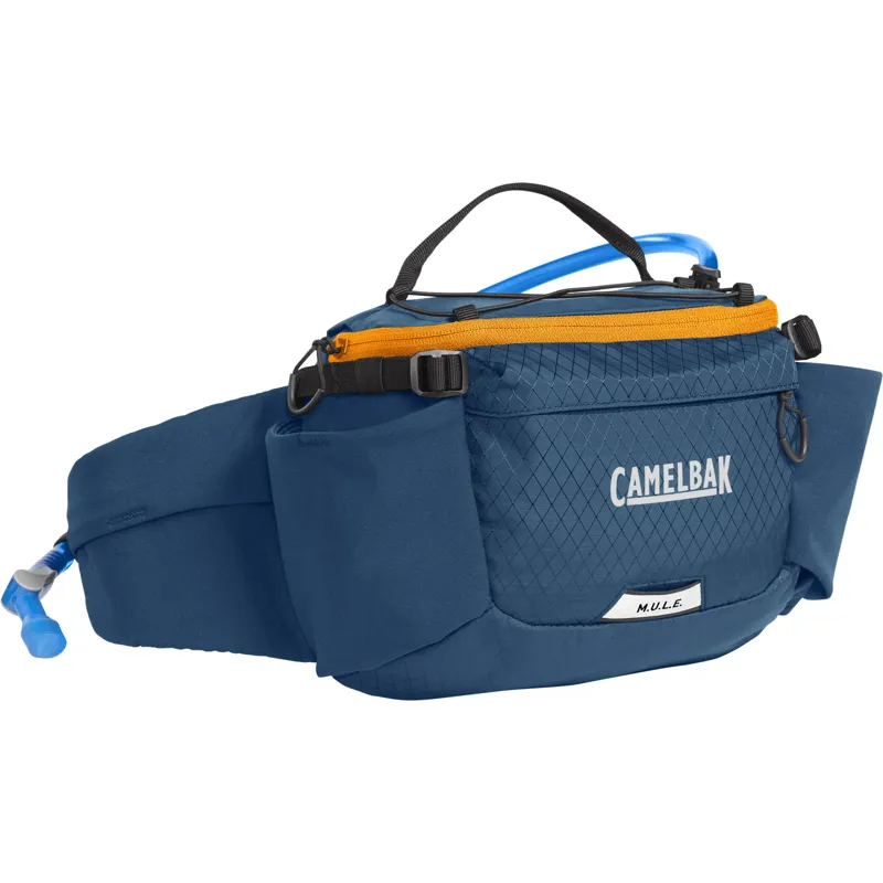 Camelbak M.U.L.E. 5l Waist Pack w/1.5l Reservoir in Gibraltar Navy/Orange