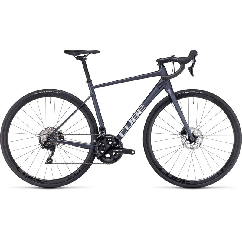 Cube Axial WS Race Womens Road Bike in Metalblack/Rainbow