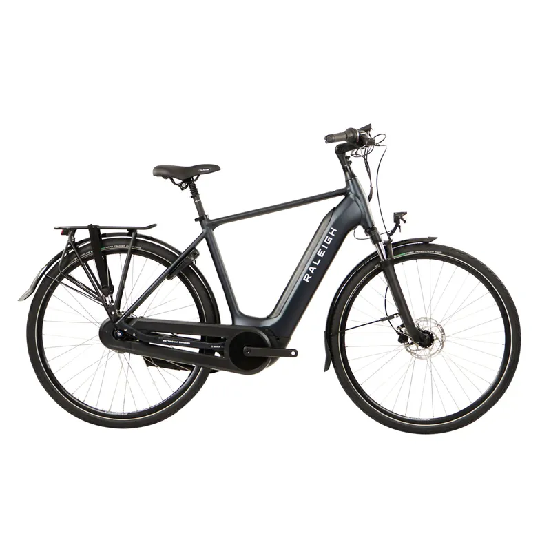 2022 Blue Raleigh Centros Electric Bike With Crossbar