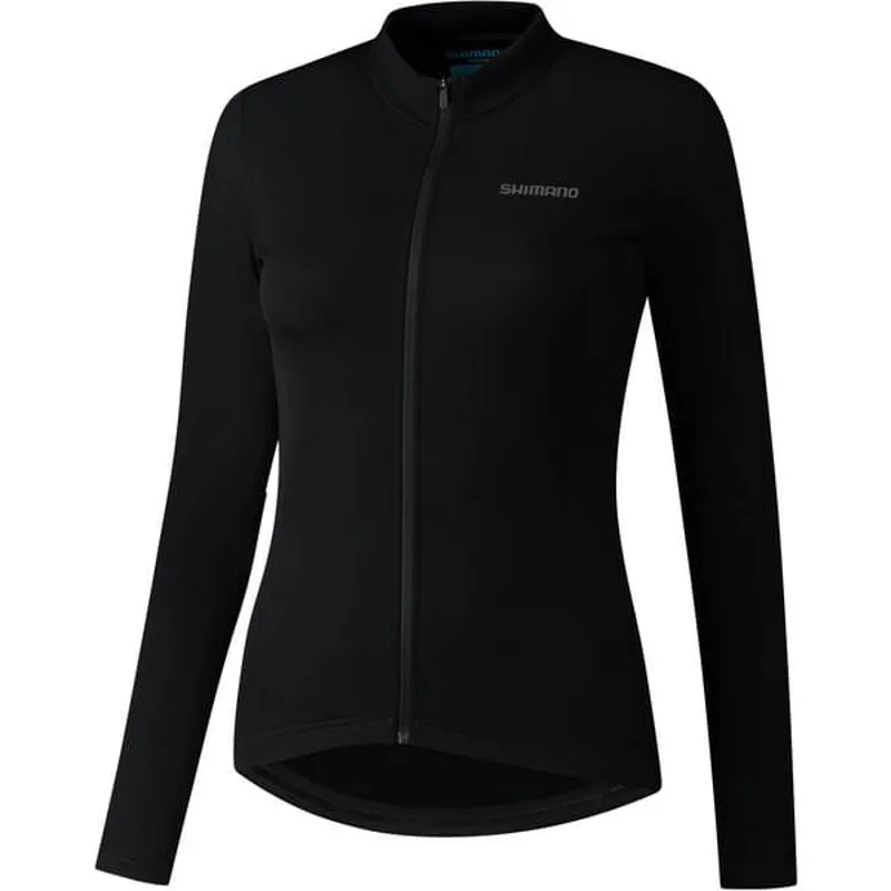 Shimano Element Long Sleeve Womens Jersey in Black