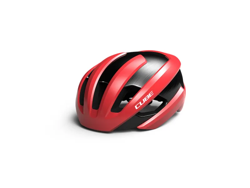Cube Heron Road Cycling Helmet in Red