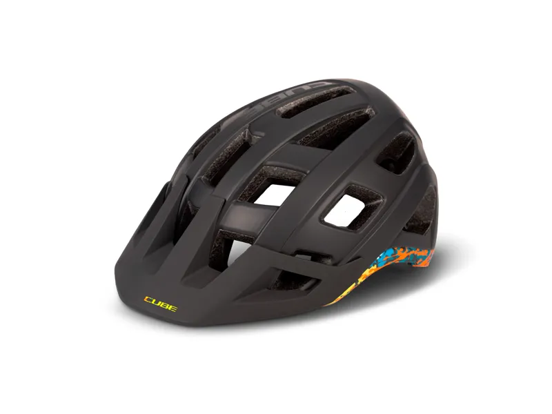 Cube Badger Mountain Bike Helmet in Black