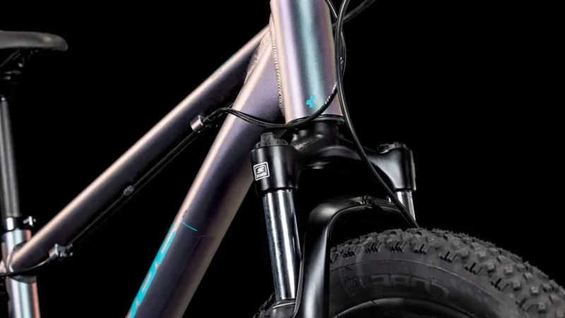 Cube Acid 240 Disc Kids Bike in Galactic and Cyan-6