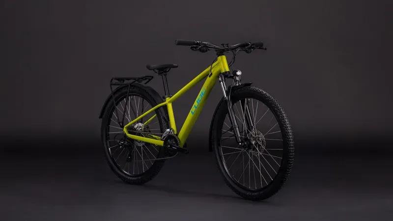 Cube Acid 260 Disc FE Kids Bike in Lizard/Blue-1