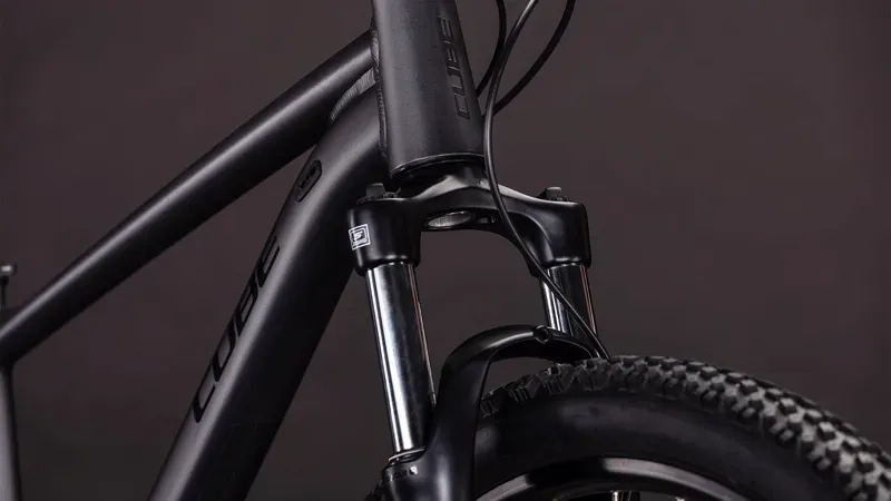 Cube Aim Pro Mountain Bike In Slate Black/Black-2