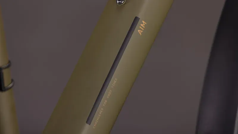 Cube Aim SLX FE Mountain Bike in Dusty Olive/Gold-4