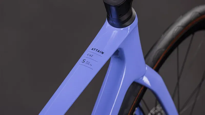 Cube Attain C:62 SLX Road Bike In Lucid Lilac/Black-2