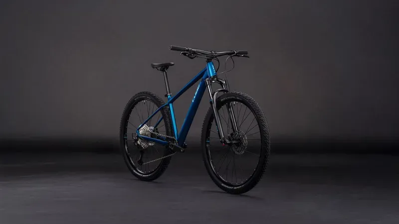 Cube Attention Pro Mountain Bike In Electric Blue/Blue-1