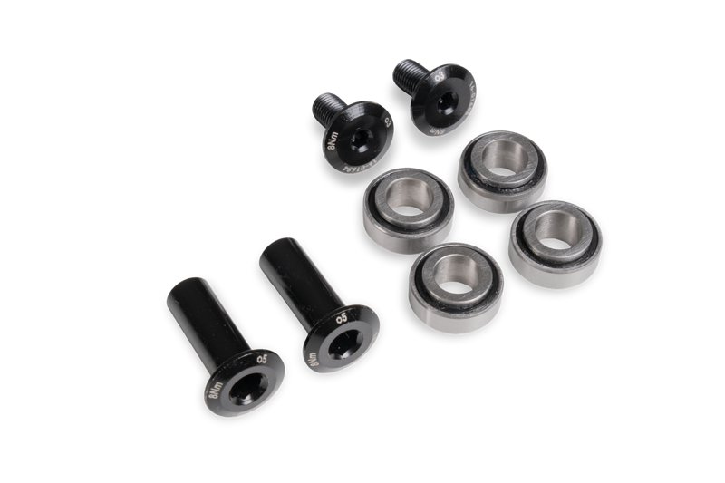 Cube Bearing Pivot Set Horst Link in Black/Silver
