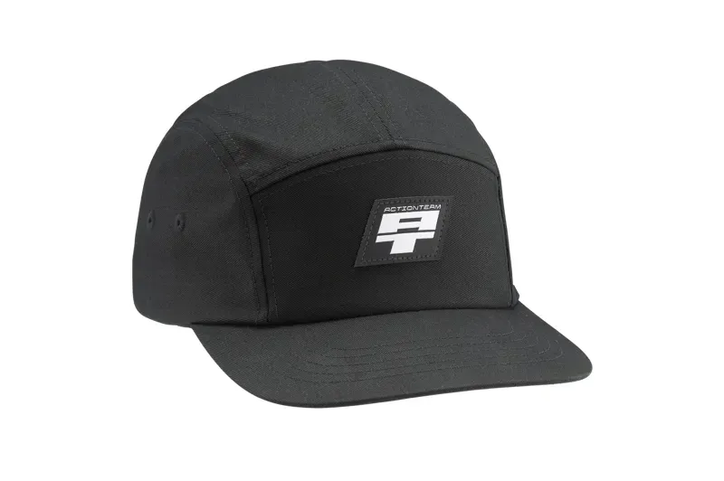 Cube 5 Panel X Actionteam Cap in Black