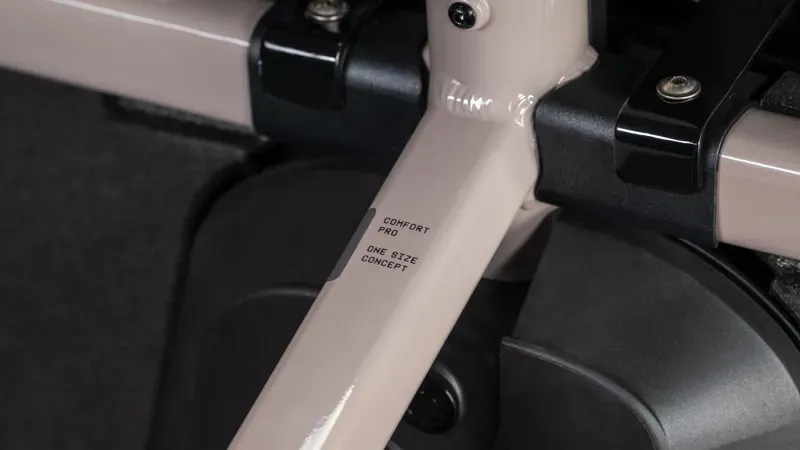 Cube Cargo Hybrid Comfort Pro Family 800 eHybrid Bike in Oat Grey-1