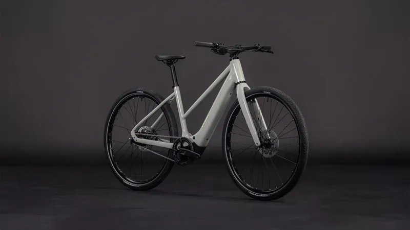 Cube Editor Hybrid SLX 400x 2026 Trapeze E-Hybrid Bike In Reed Beige/Chrome-1