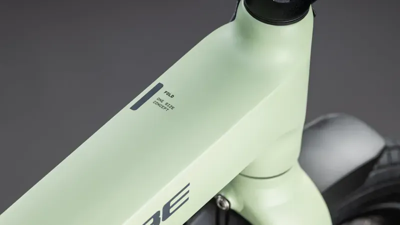 Cube Fold Hybrid 545 E-Bike in Pea/Reflex-1