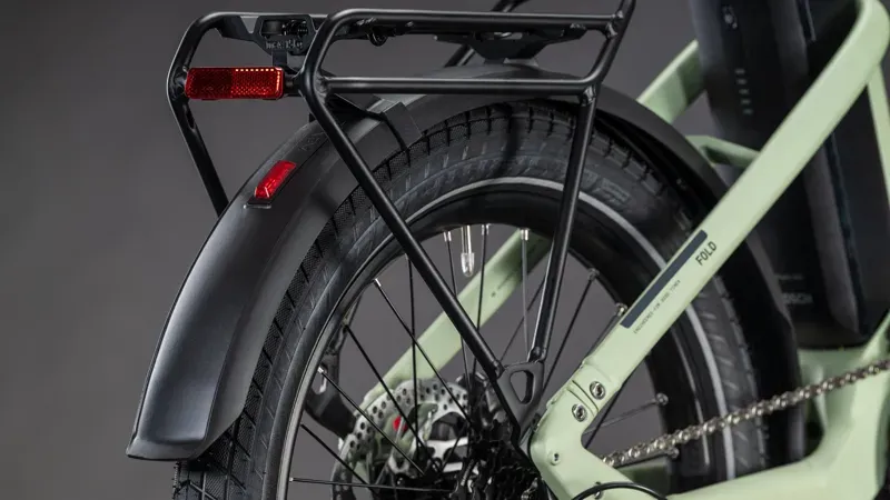 Cube Fold Hybrid 545 E-Bike in Pea/Reflex-4