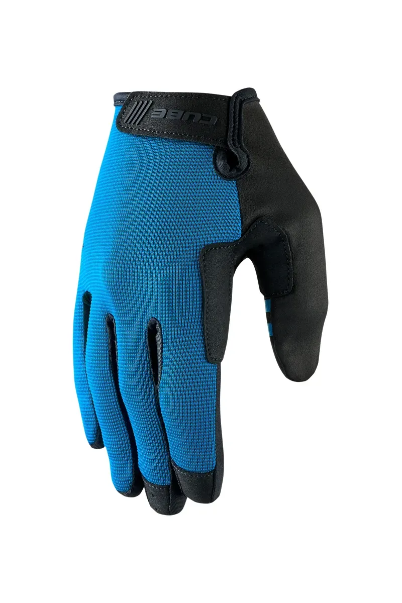 Cube Gravity Long Finger X Gloves Actionteam in Blue