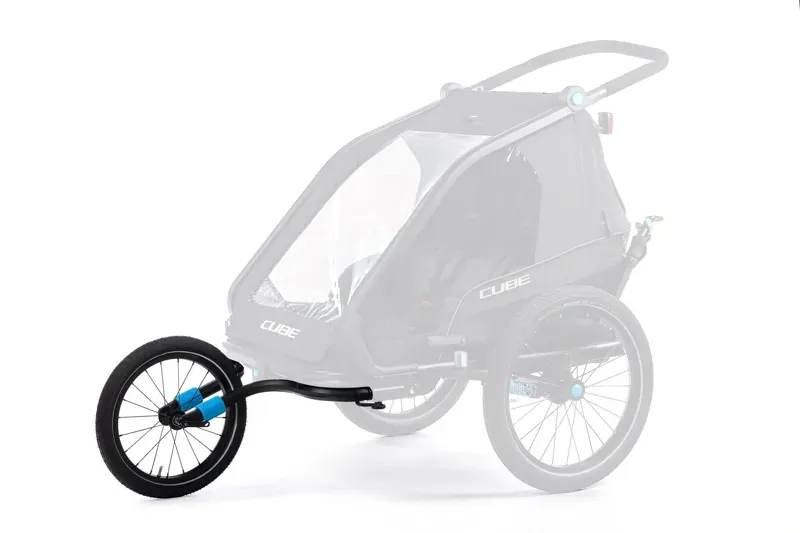 Cube Jogger Kit for Kids Trailer Double in Black-2