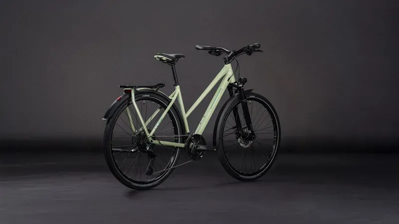 Cube Kathmandu EXC Hybrid Bike in Pea/Grey-8