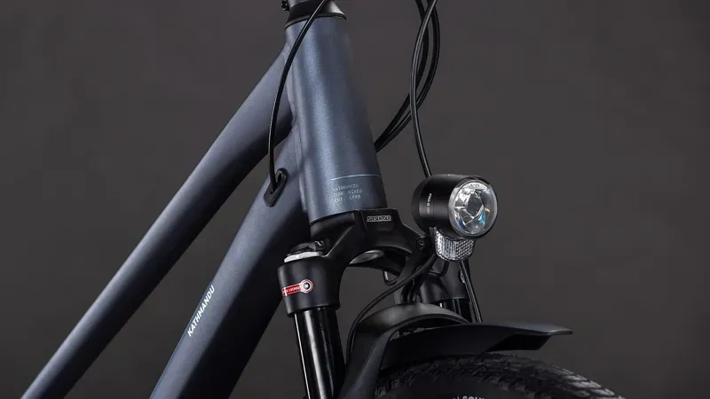 Cube Kathmandu EXC Hybrid Bike in Metallic Grey/Chrome-13