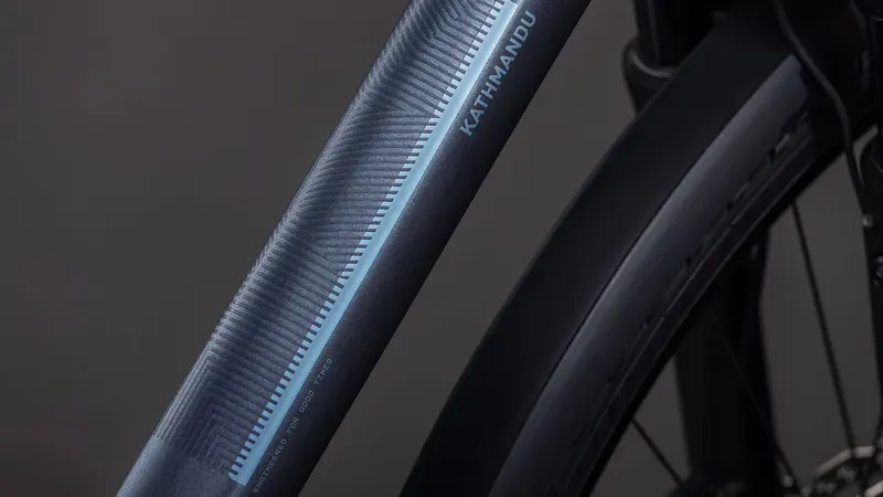 Cube Kathmandu EXC Hybrid Bike in Metallic Grey/Chrome-3