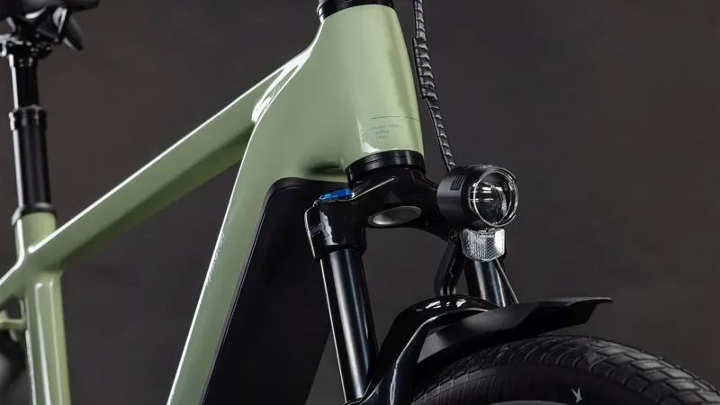 Cube Kathmandu Hybrid One 800 eHybrid Bike in Pea/Green-8