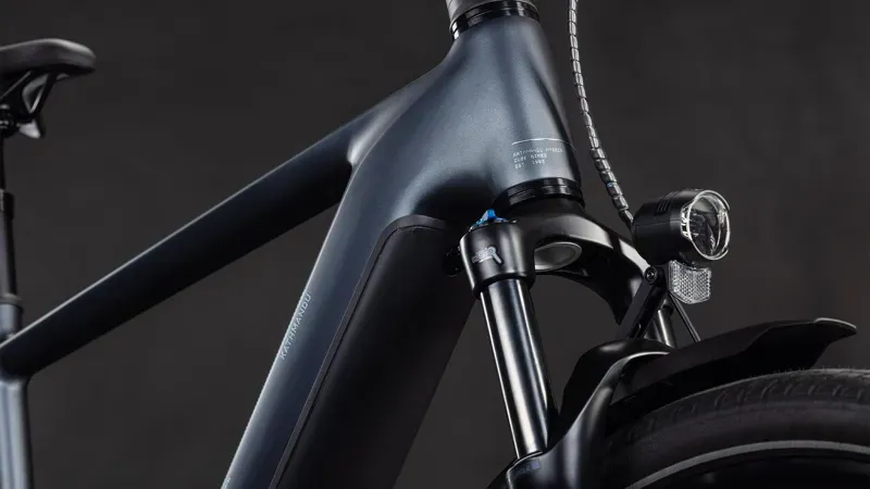 Cube Kathmandu Hybrid One 800 eHybrid Bike in Metallic Grey/Grey-8