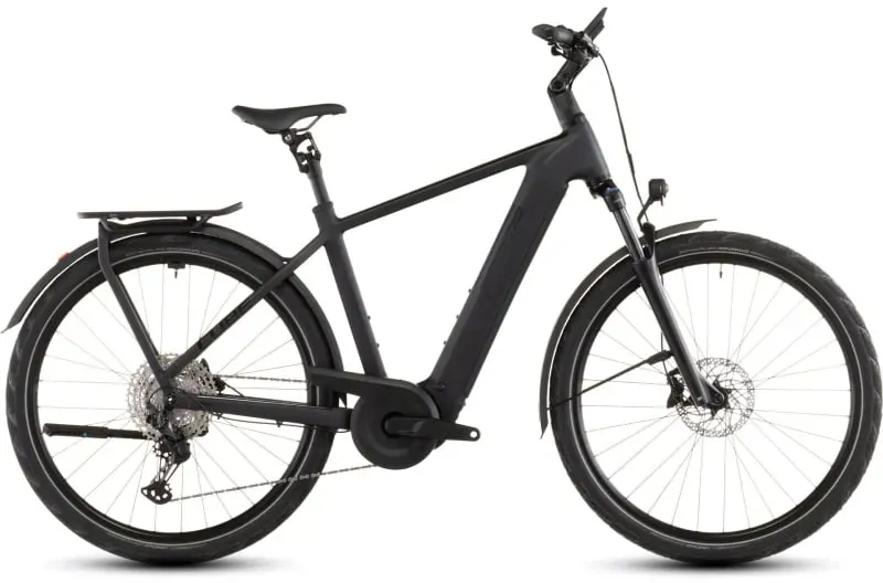 Cube Kathmandu Hybrid Pro 800 eHybrid Bike in Coal/Black