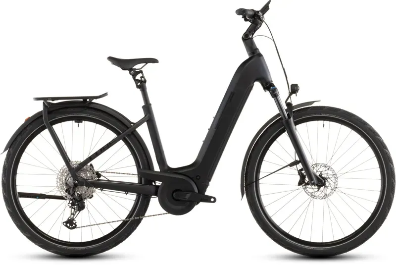 Cube Kathmandu Hybrid Pro 800 eHybrid Bike in Coal/Black-2