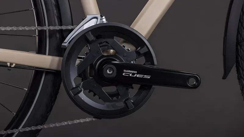 Cube Kathmandu One Hybrid Bike in Oat Grey/Grey-12