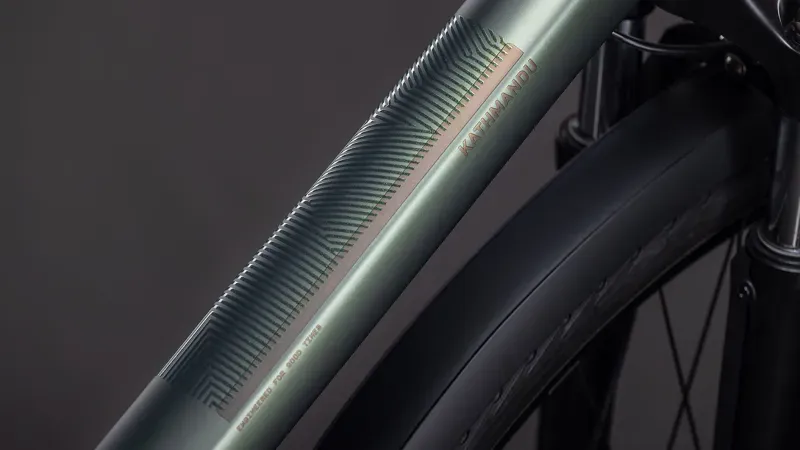 Cube Kathmandu One Hybrid Bike in Sage Brush Green/Green-3