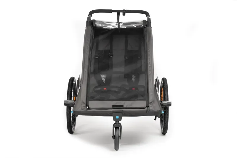 Cube Kids Trailer Double Pure in Black/Grey-4