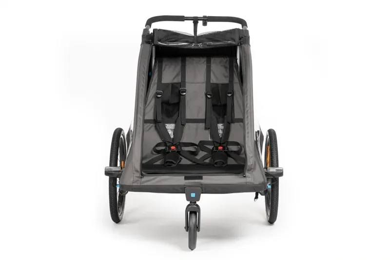 Cube Kids Trailer Double Pure in Black/Grey-5