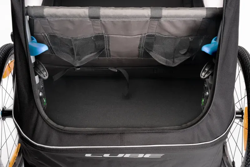 Cube Kids Trailer Double Pure in Black/Grey-6