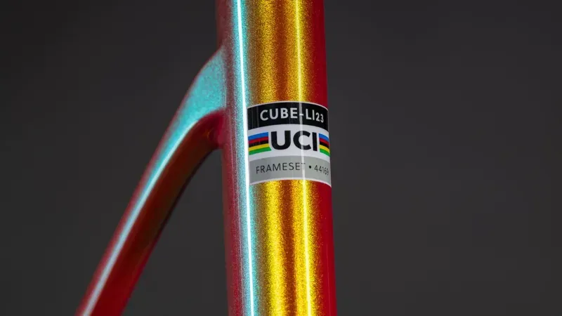 Cube Litening Air C:68X Road Bike Frameset in Glowing Orange/Black-5