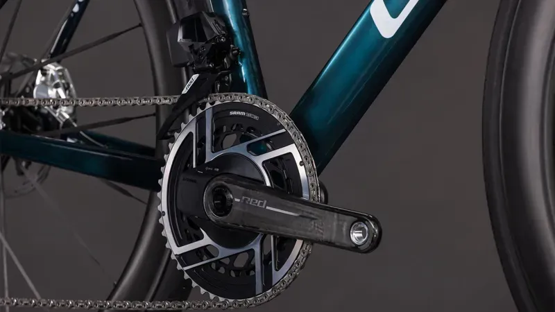 Cube Litening Air C:68X SLX Road Bike in Chrome Blue/Liquid Blue-5