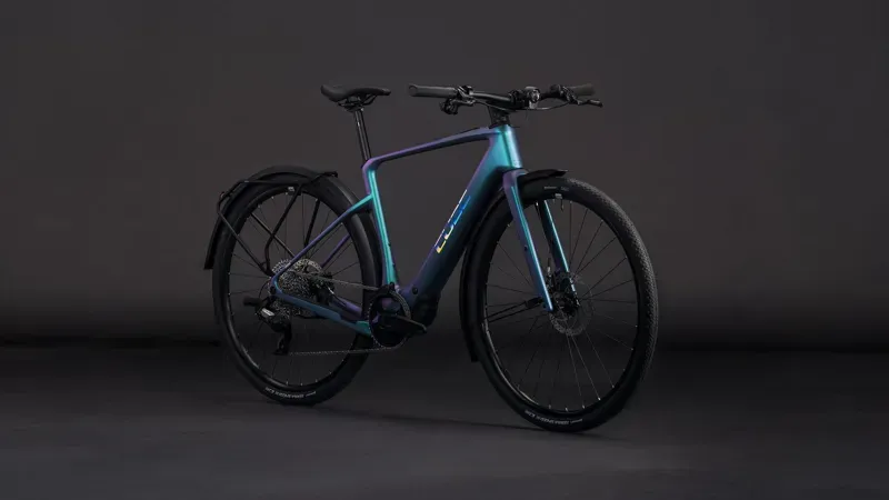 Cube Nulane Hybrid C:62 SLX 400X FE E-Hybrid Bike in Polarlight/Prism-1