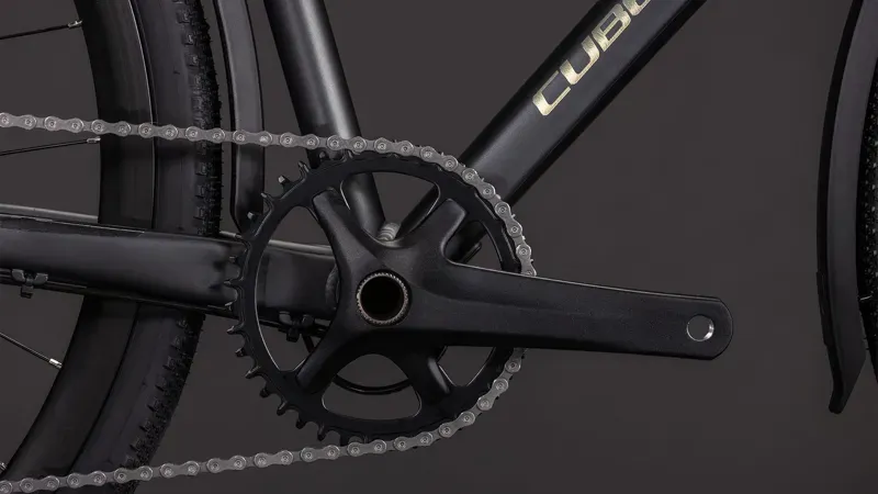 Cube Nulane Pro Fe Gravel Bike In Grey/Chrome-4