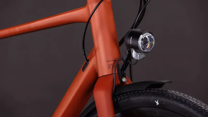 Cube Nulane Race FE Gravel Bike in Amber/Black-6