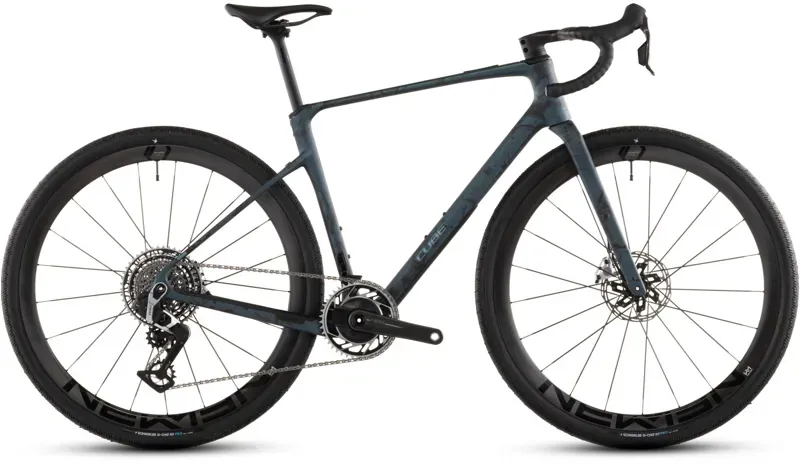 Cube Nuroad C:62 SLT Gravel Bike In Royal Green/Fume